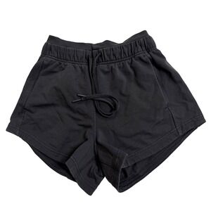 Lululemon Athletic Shorts Womens 2 Black Drawstring High Rise Inner Glow Style